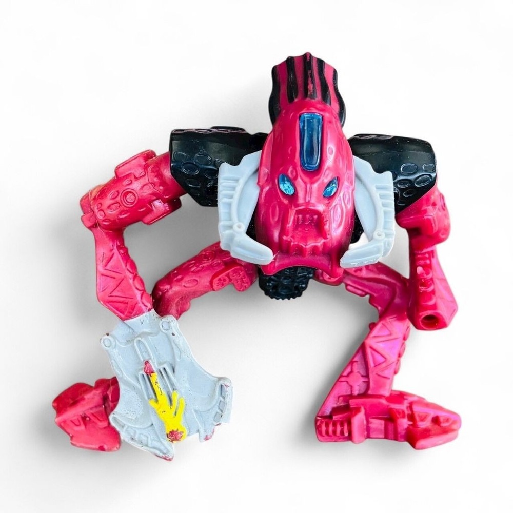 2007 McDonald's Bionicle Barraki Kalmah Red Action Figure Vintage
